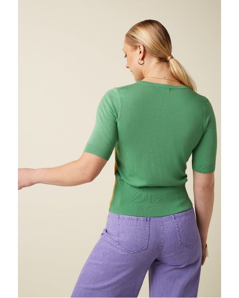 Agnes Top Kira Geel Agnes Top Kira Geel