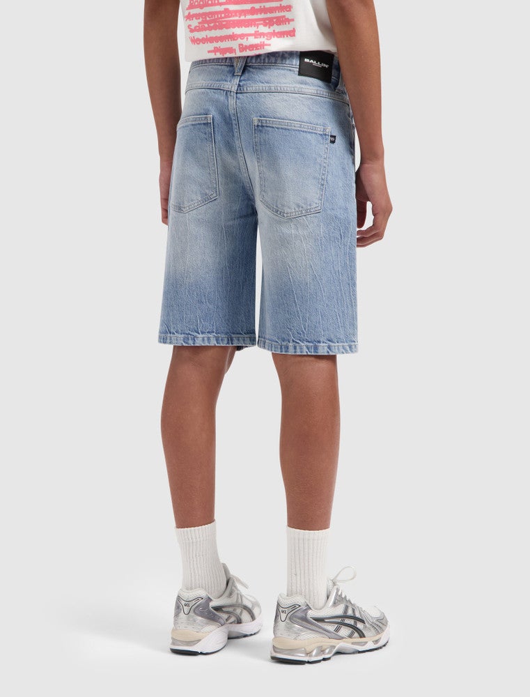 Junior The Kyle Loose Fit Short Blauw Junior The Kyle Loose Fit Short Blauw
