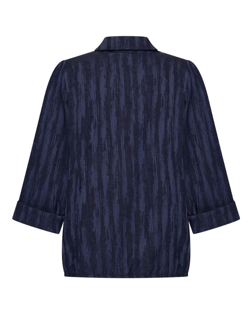 Blouse Polo Gloss Donker Blauw Blouse Polo Gloss Donker Blauw