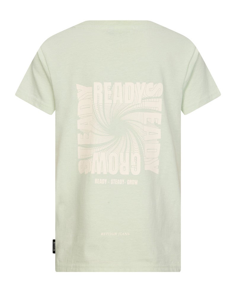Kyle Tee Backprint Groen Kyle Tee Backprint Groen