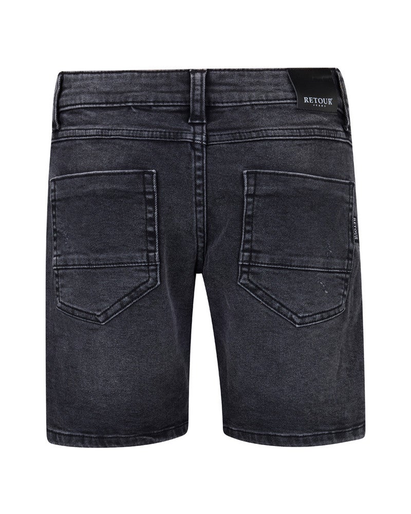 Reven Denim Shorts Zwart 1 Reven Denim Shorts Zwart 1