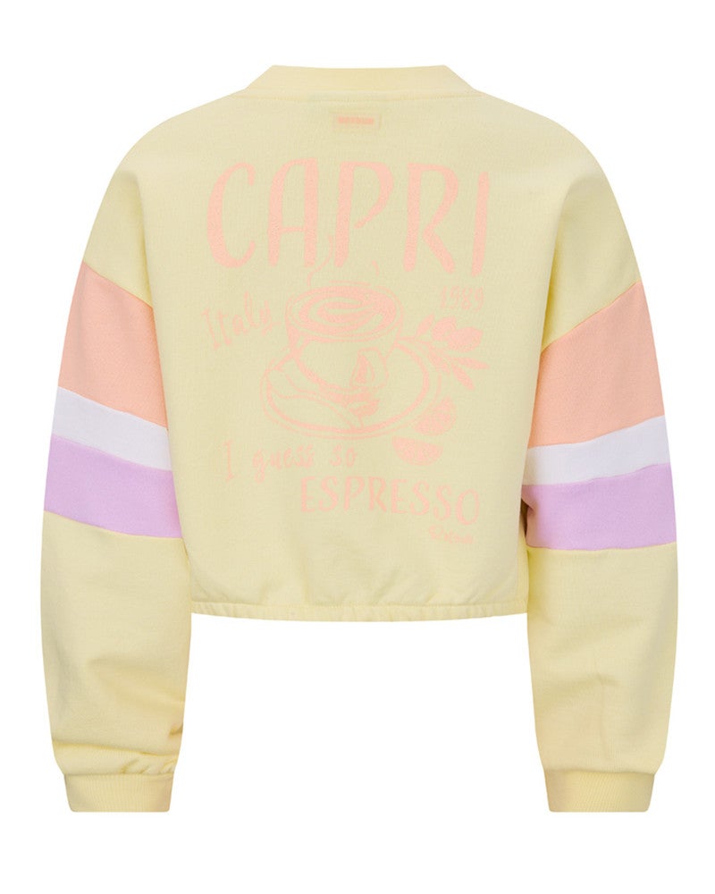 Kylie Sweater Capri Geel Kylie Sweater Capri Geel