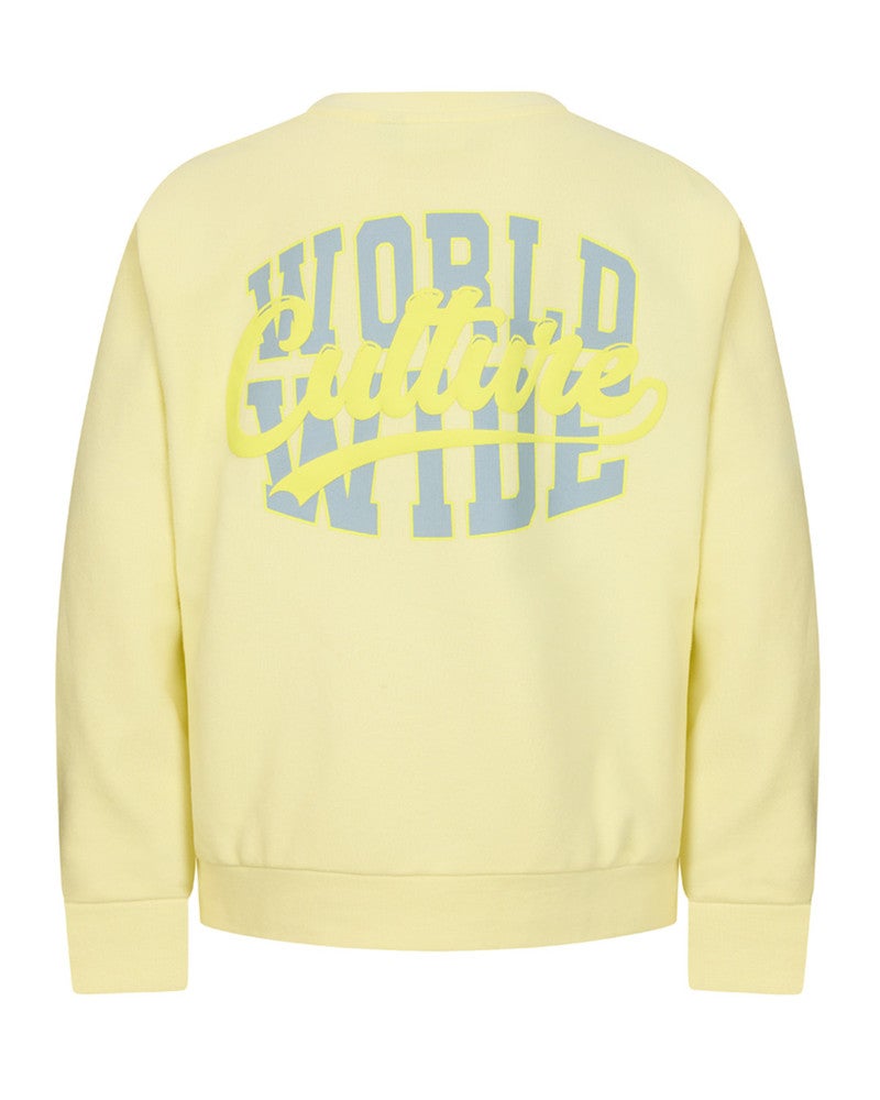 Eelco Crewneck Backprint Geel Eelco Crewneck Backprint Geel