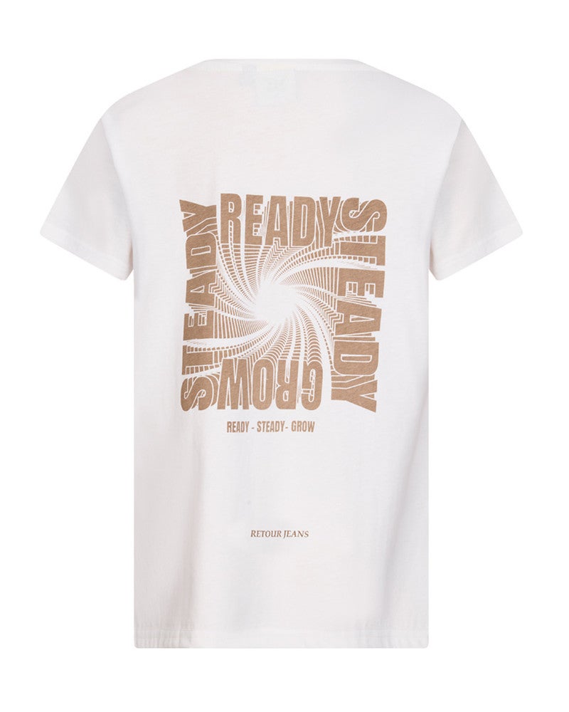 Kyle Tee Backprint Off White Kyle Tee Backprint Off White