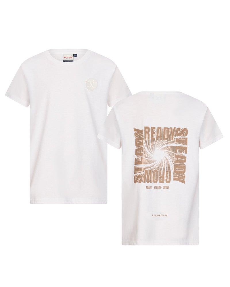 Kyle Tee Backprint Off White Kyle Tee Backprint Off White