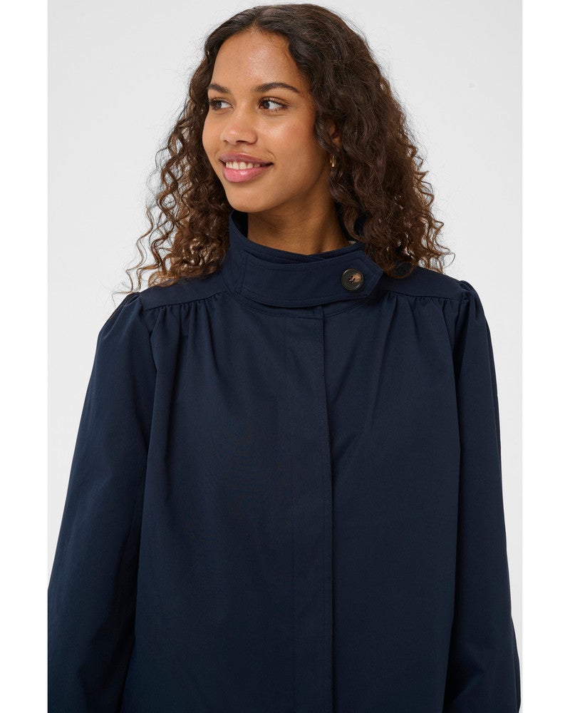 OlinaSZ Short Jacket Donker Blauw OlinaSZ Short Jacket Donker Blauw