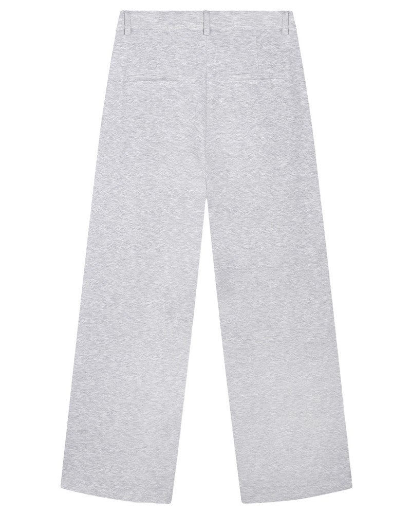 ladies knitted relaxed classic pants PUCK Grijs ladies knitted relaxed classic pants PUCK Grijs
