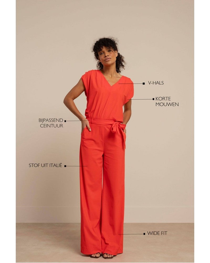 Laure jumpsuit Rood Laure jumpsuit Rood