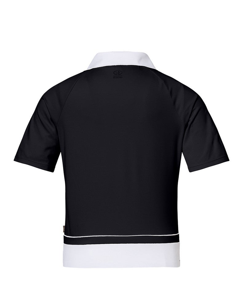 PICCOLA polo top Zwart 1 PICCOLA polo top Zwart 1