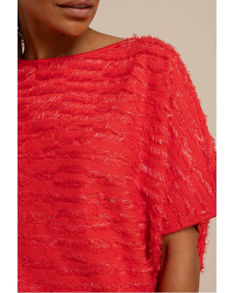 Lenti fringe pullover Rood Lenti fringe pullover Rood