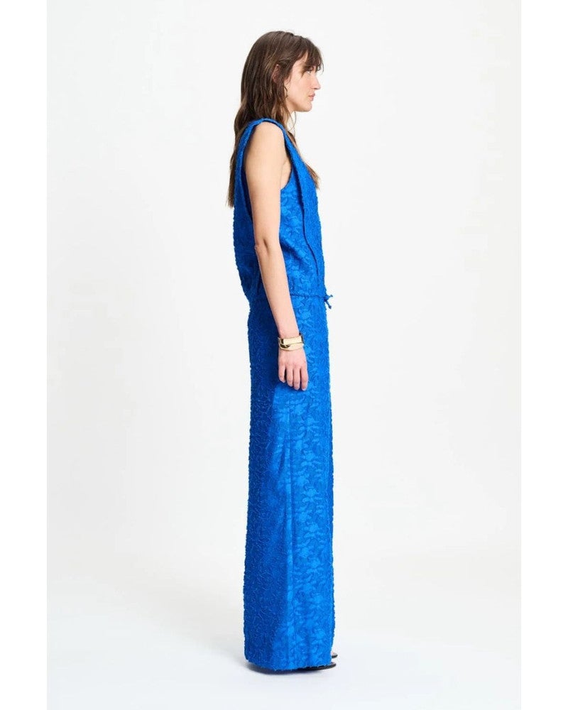 TOP - Ocean Blue Jacquard Blauw TOP - Ocean Blue Jacquard Blauw
