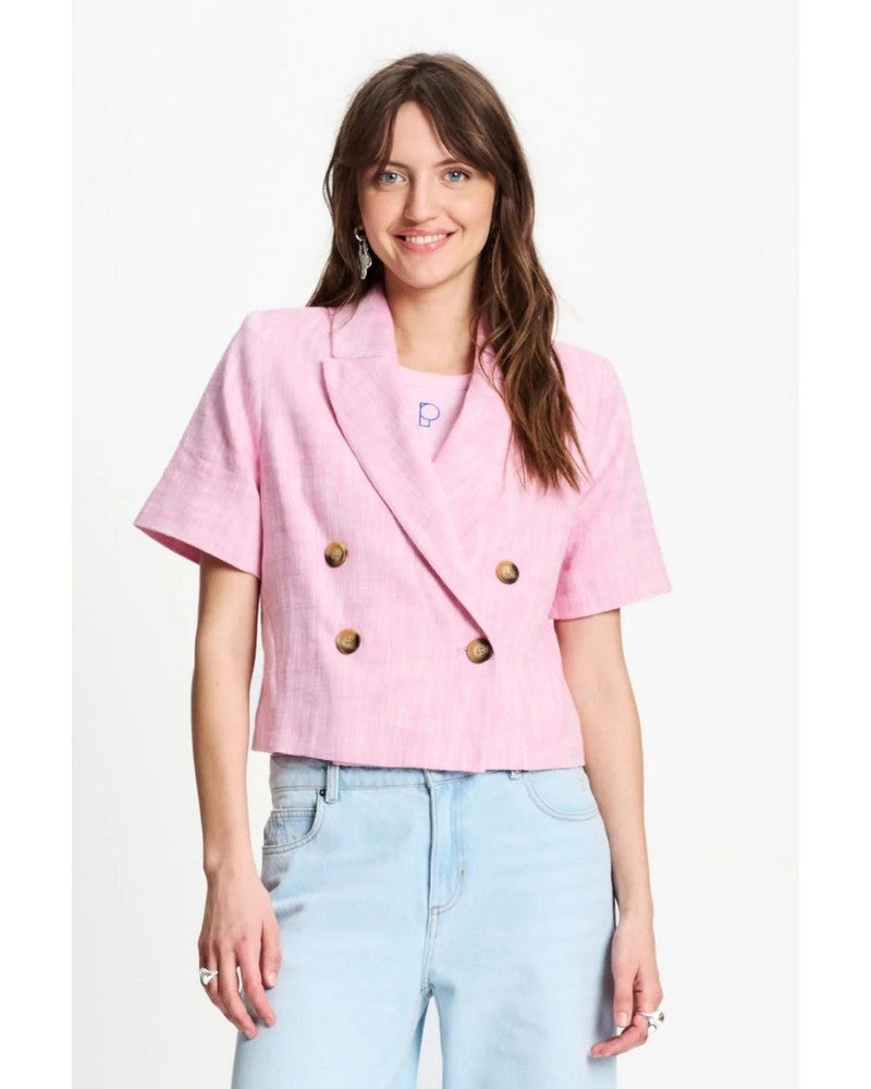 BLAZER - Shell Pink Roze BLAZER - Shell Pink Roze
