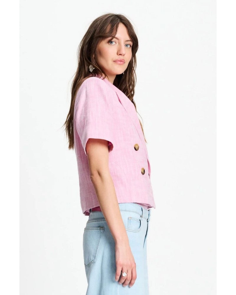 BLAZER - Shell Pink Roze BLAZER - Shell Pink Roze