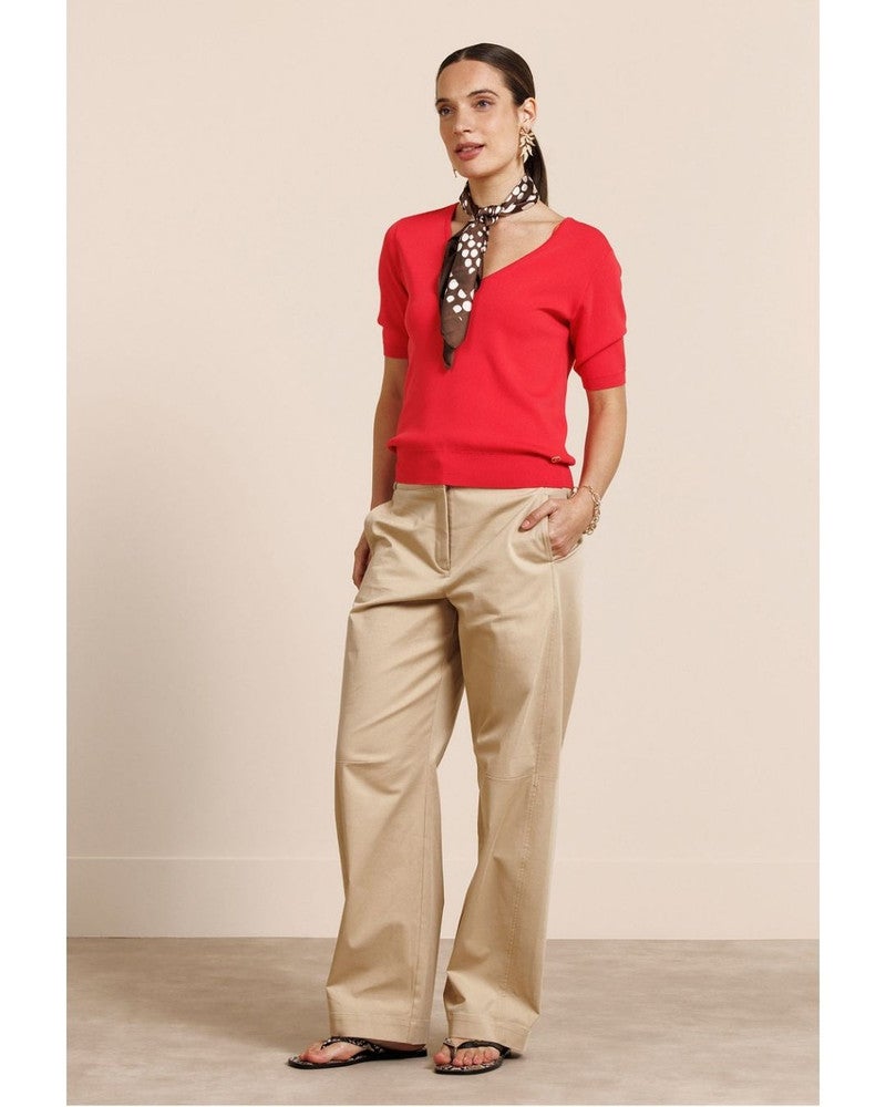 Diede cotton trousers Beige Diede cotton trousers Beige