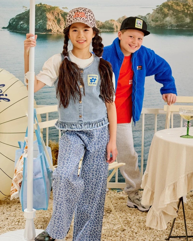 Cateleya Denim Gilet Blauw Cateleya Denim Gilet Blauw