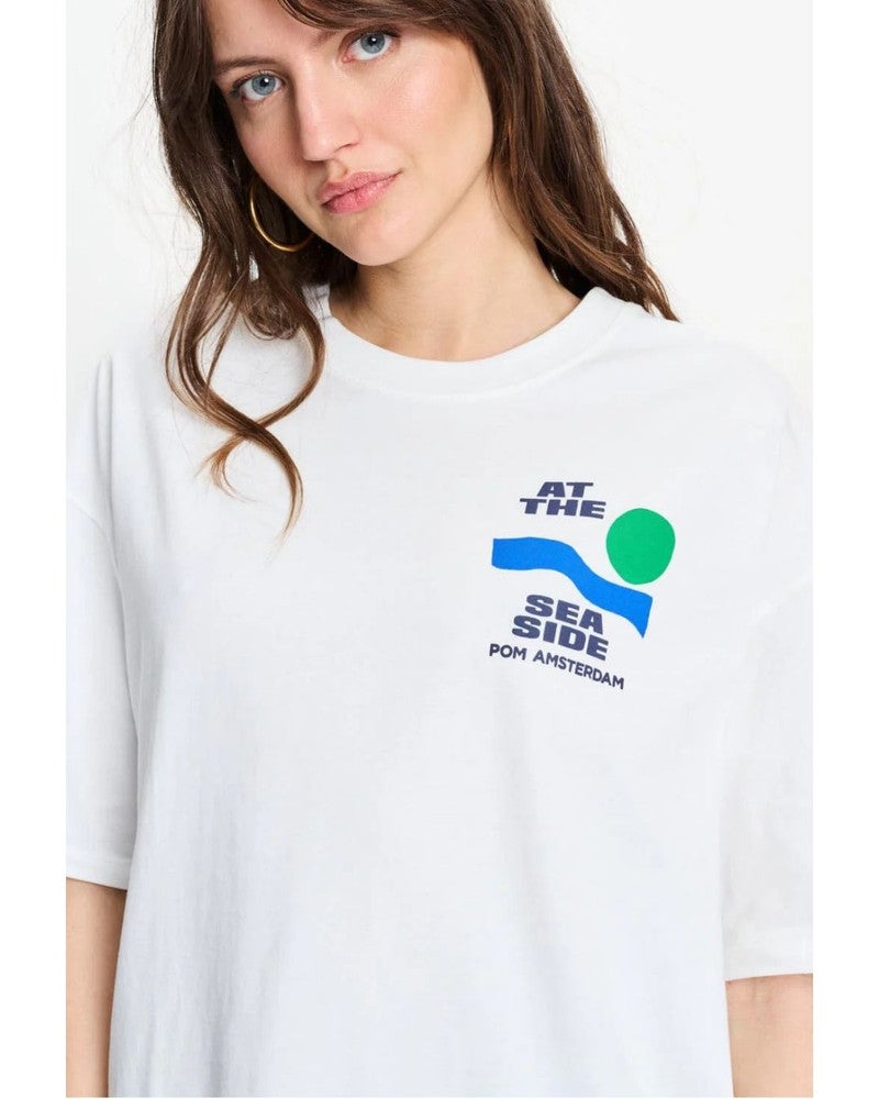TSHIRT - Oversized At The Seaside Wit 1 TSHIRT - Oversized At The Seaside Wit 1