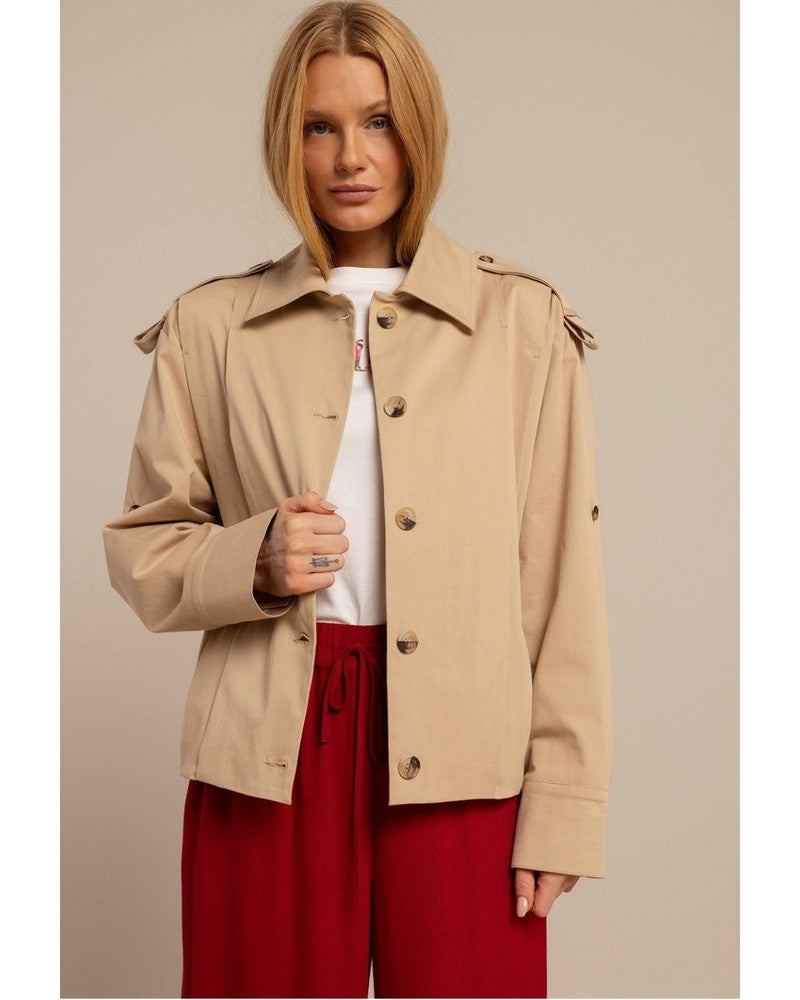 Atlas cotton jacket Beige Atlas cotton jacket Beige