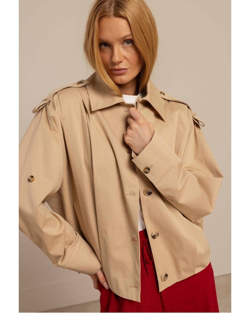 Atlas cotton jacket Beige Atlas cotton jacket Beige