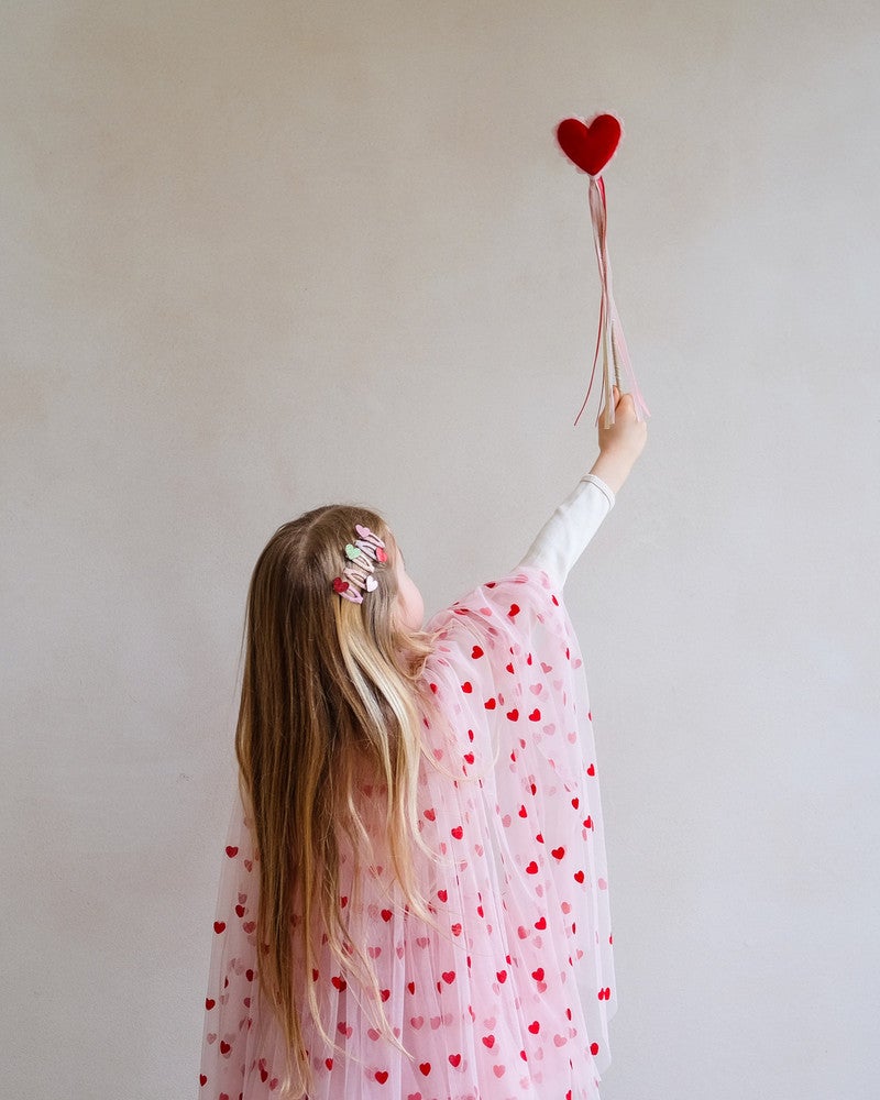 Heart Mini Clic Clacs Clips Roze Heart Mini Clic Clacs Clips Roze