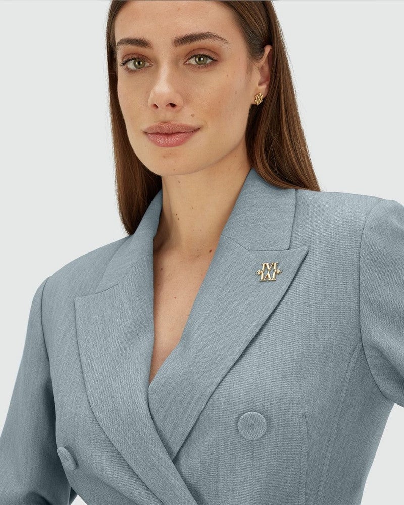 KASSIDY fitted blazer Licht Blauw KASSIDY fitted blazer Licht Blauw