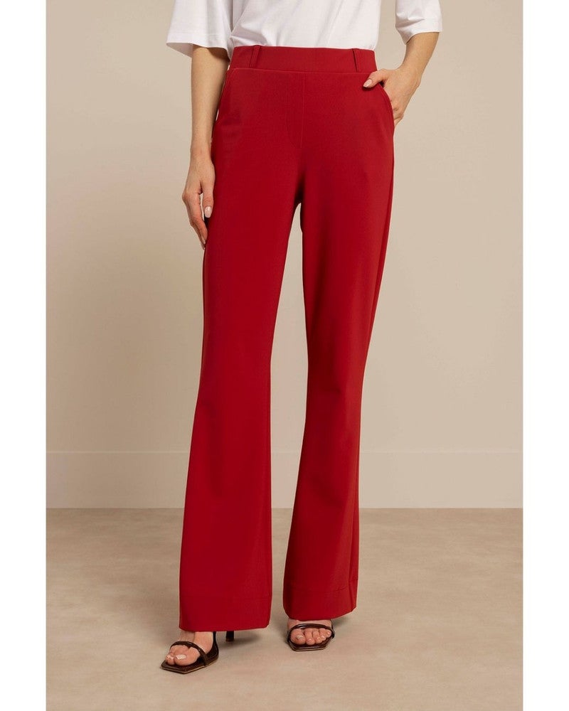 Flair bonded trousers Cherry Rood Flair bonded trousers Cherry Rood