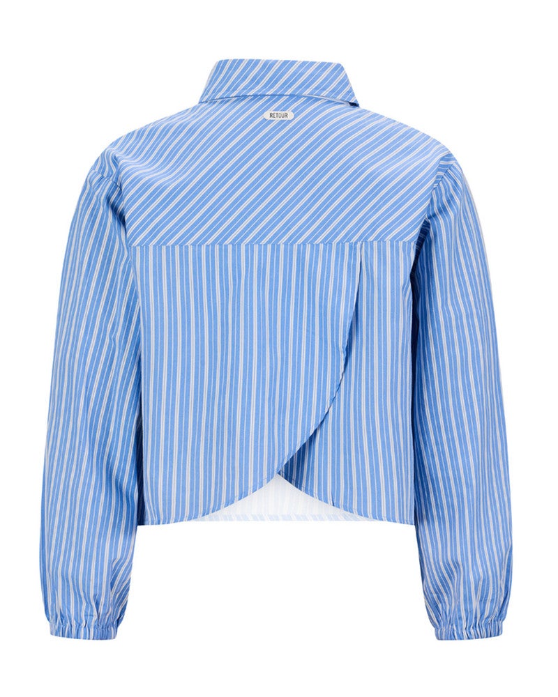 Gabrina Striped Blouse Blauw Gabrina Striped Blouse Blauw