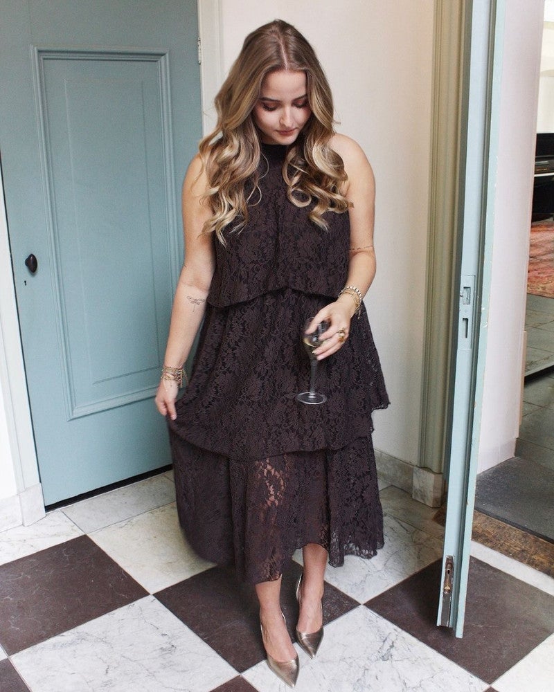 Sasja maxi dress Bruin 1 Sasja maxi dress Bruin 1