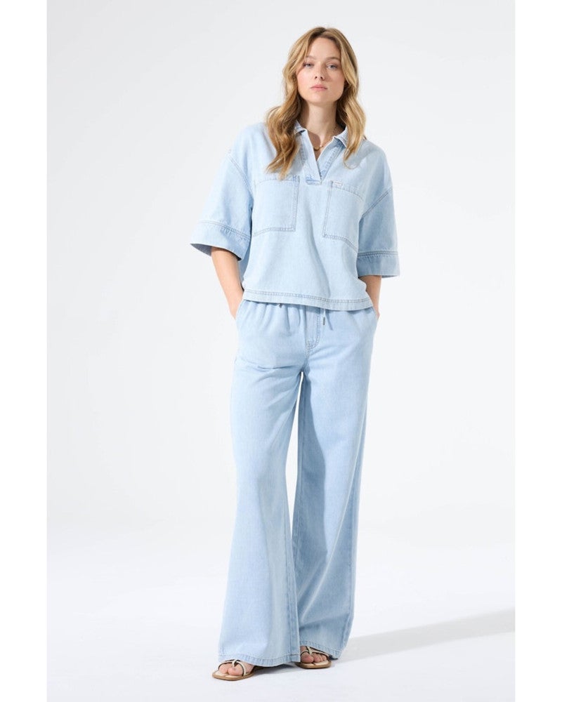 P260317 Ladies Pants Licht Blauw P260317 Ladies Pants Licht Blauw