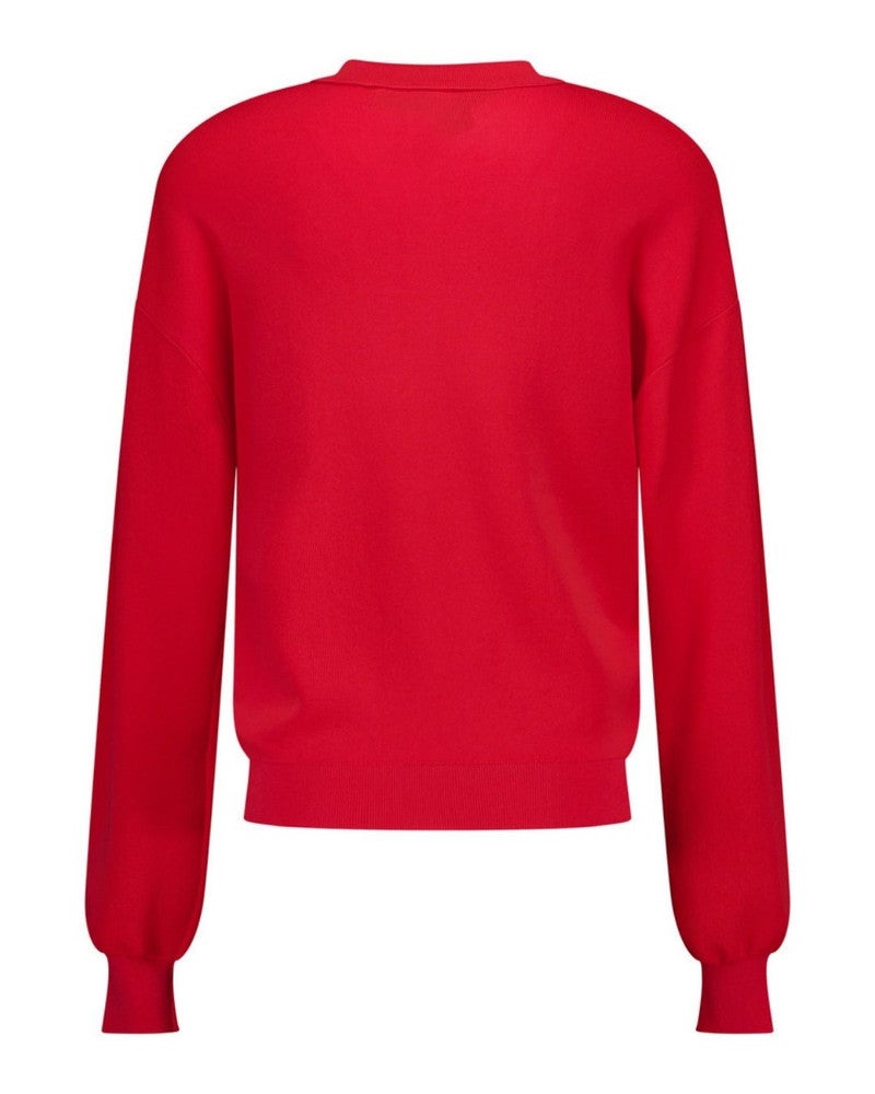 Pelin fancy button polo Rood Pelin fancy button polo Rood