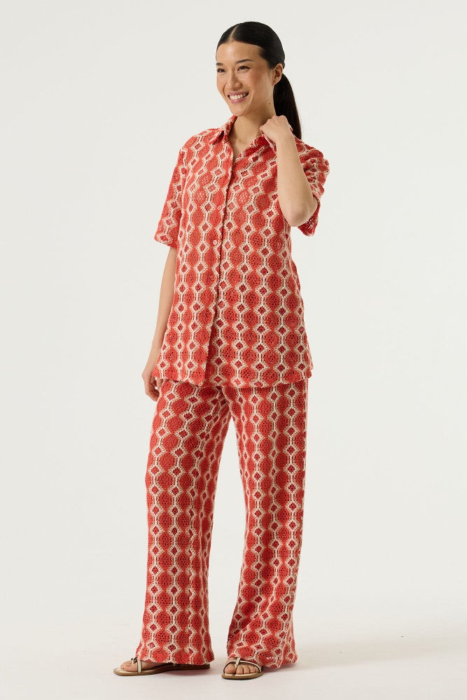 P260316 Ladies Pants Rood P260316 Ladies Pants Rood