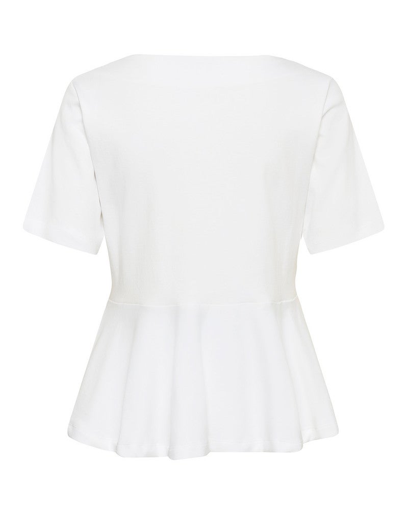 KBNooma Peplum Tee Wit 1 KBNooma Peplum Tee Wit 1