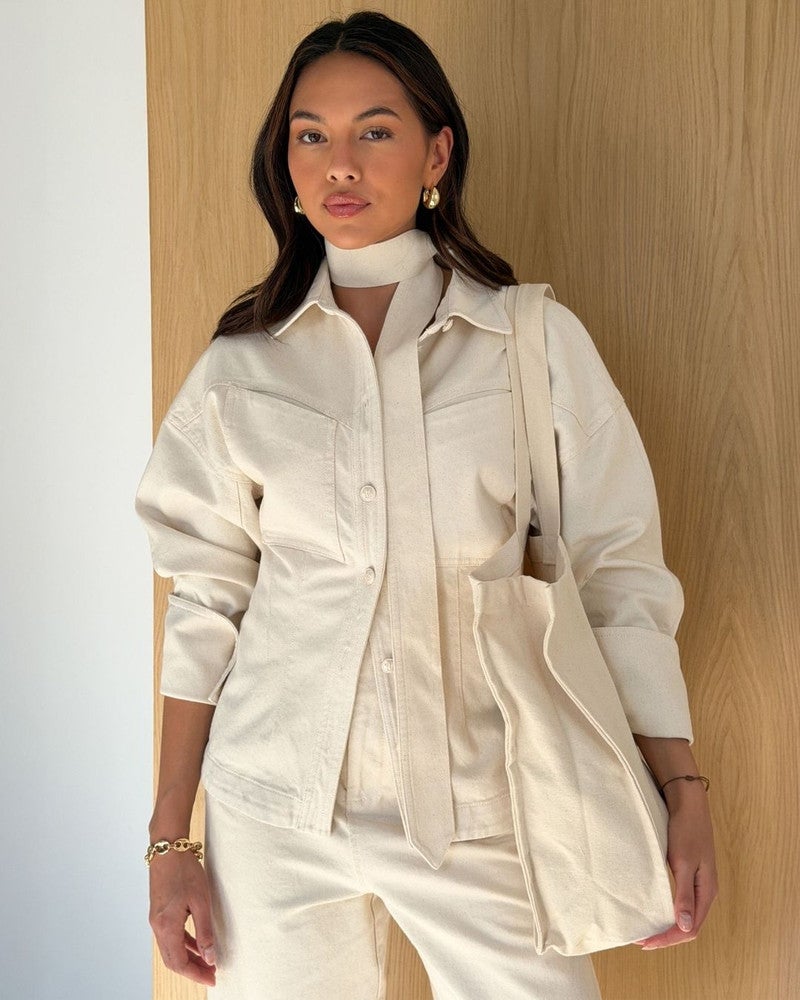 MICAH fitted blouse Ecru MICAH fitted blouse Ecru