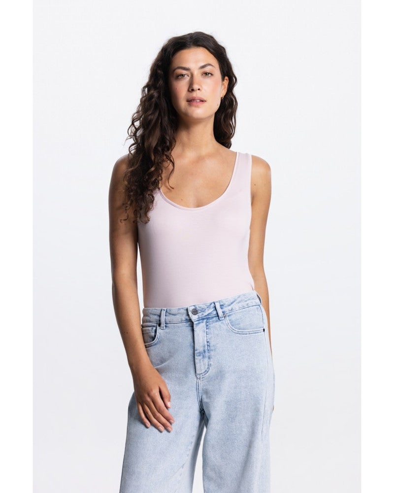 RIVER SINGLET TC 309 tencel Roze RIVER SINGLET TC 309 tencel Roze