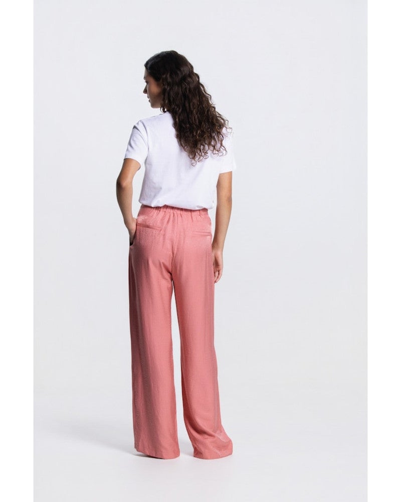 ORELIE BROEK WS 420 long wide without wasitband elastic at back Roze ORELIE BROEK WS 420 long wide without wasitband elastic at back Roze