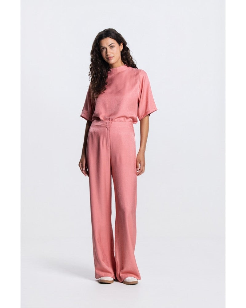 ORELIE BROEK WS 420 long wide without wasitband elastic at back Roze ORELIE BROEK WS 420 long wide without wasitband elastic at back Roze