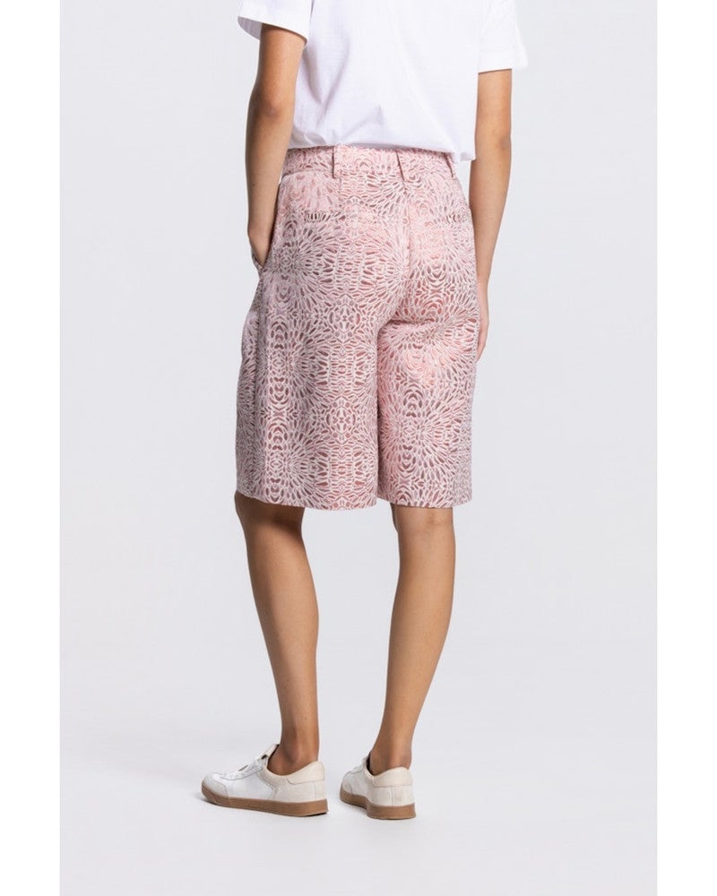 RIEMKE SHORT MJ 441 metallic jaquard Roze RIEMKE SHORT MJ 441 metallic jaquard Roze