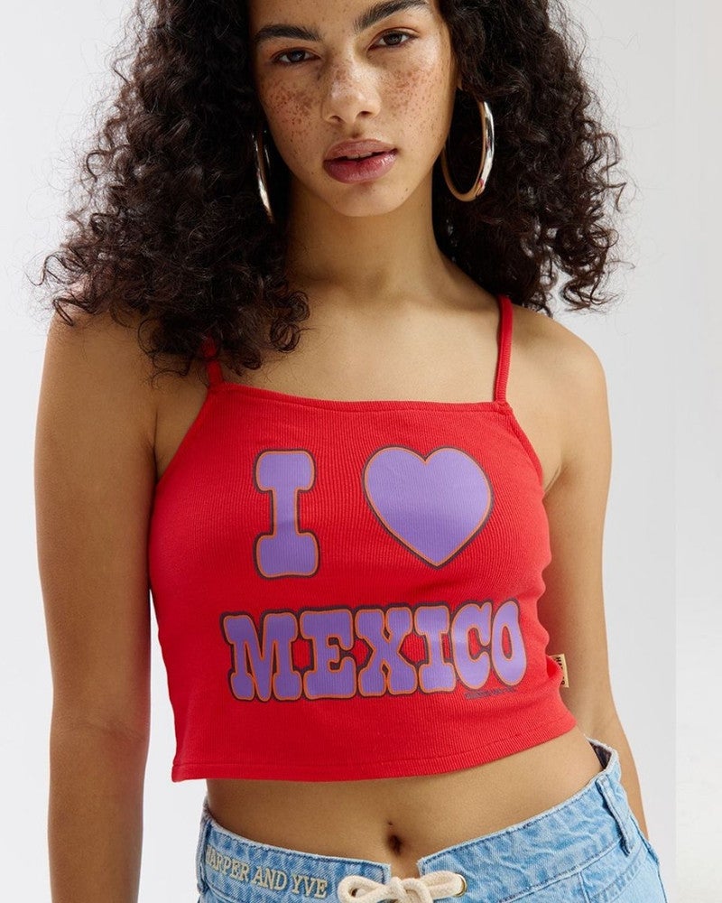 ILOVEMEXICO-TOP Rood ILOVEMEXICO-TOP Rood