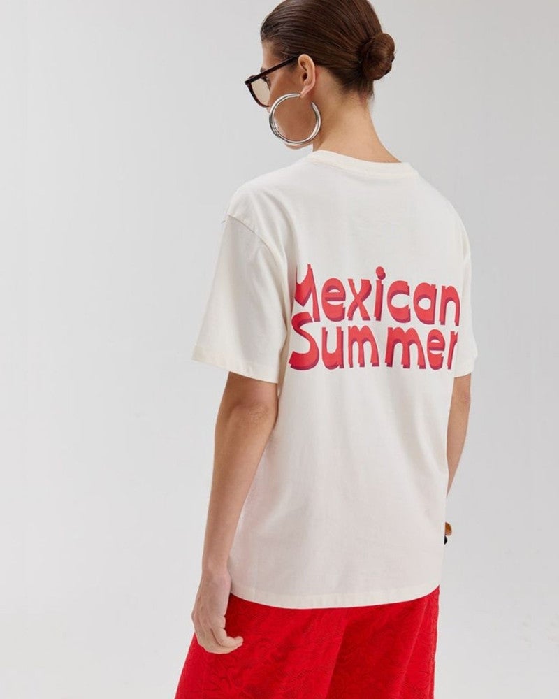 MEXICANBACK T-shirt Ecru MEXICANBACK T-shirt Ecru