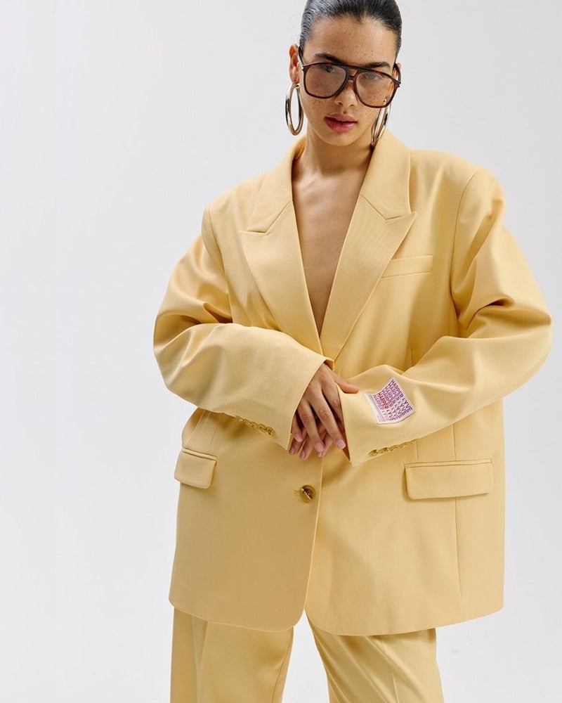 ANNA-BLAZER Geel ANNA-BLAZER Geel