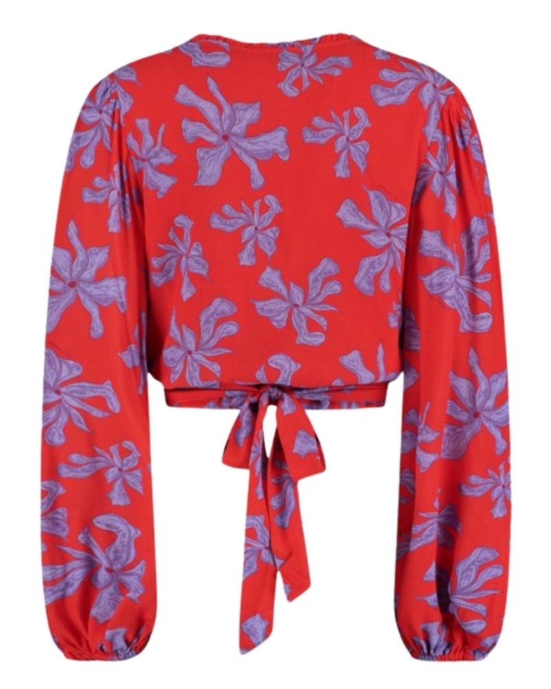 FLORA-BLOUSE Rood FLORA-BLOUSE Rood