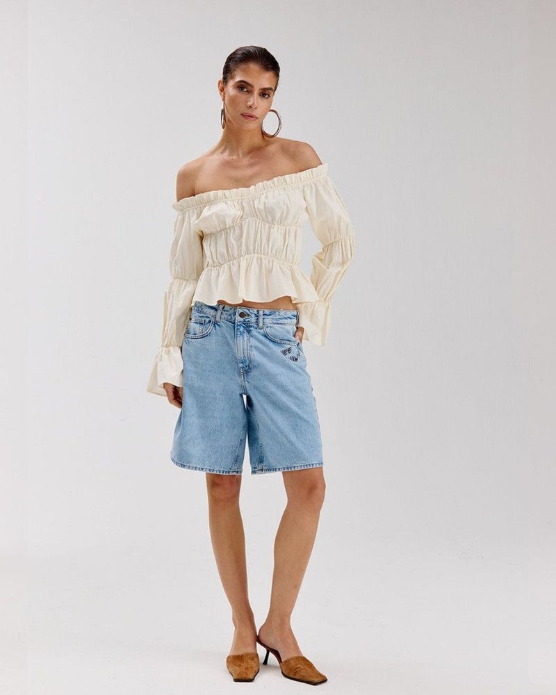 FAYRA-SHORT Blauw FAYRA-SHORT Blauw