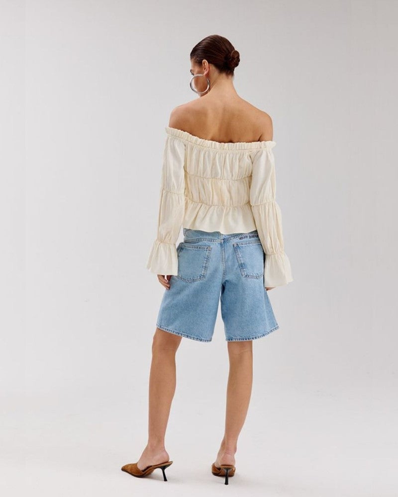 FAYRA-SHORT Blauw FAYRA-SHORT Blauw