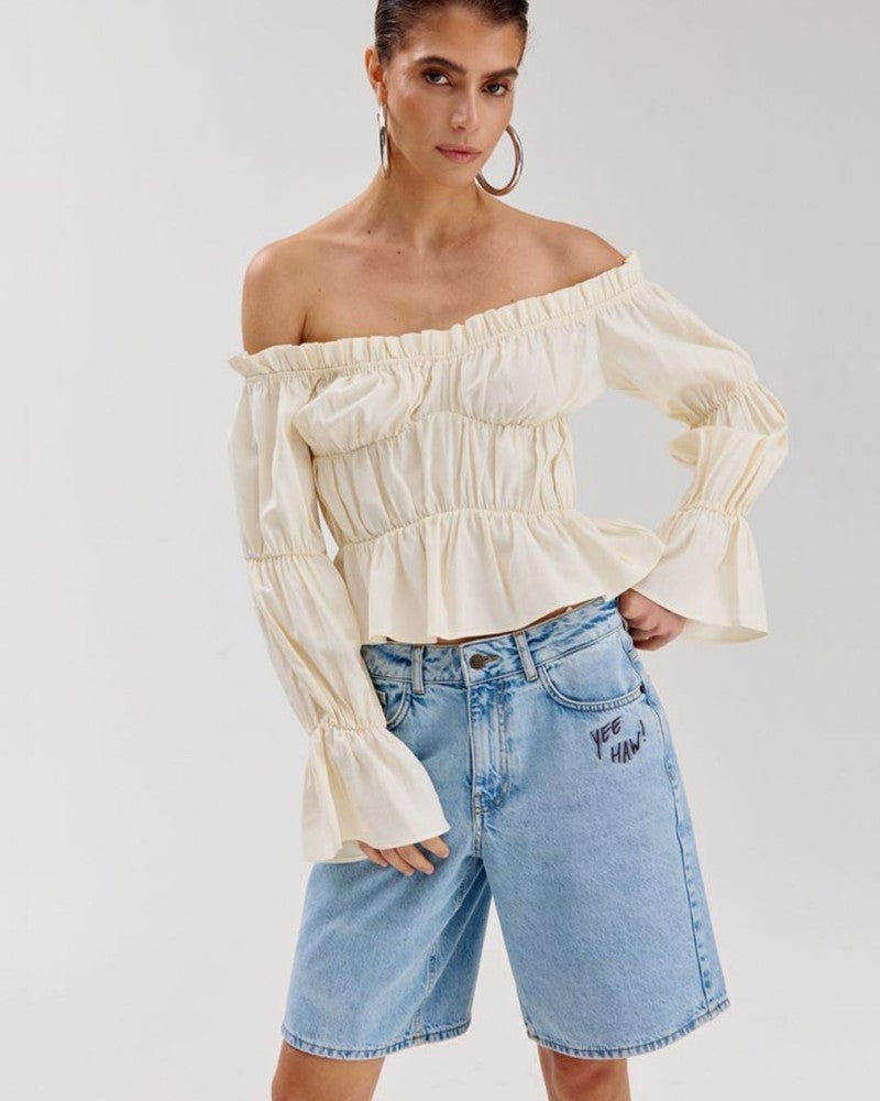 FAYRA-SHORT Blauw FAYRA-SHORT Blauw