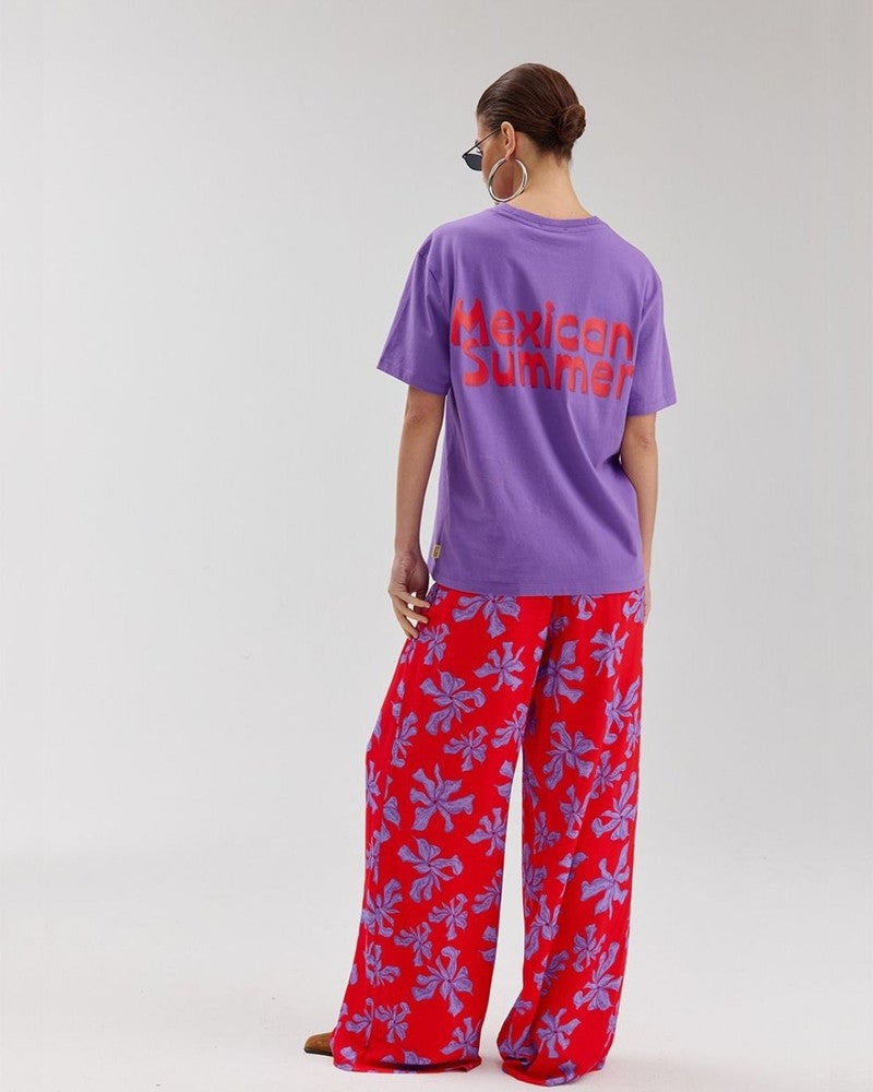 MEXICANBACK T-shirt Paars MEXICANBACK T-shirt Paars