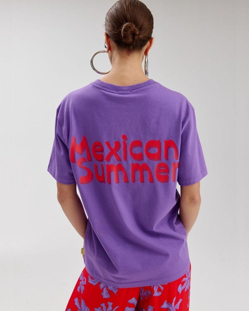 MEXICANBACK T-shirt Paars MEXICANBACK T-shirt Paars