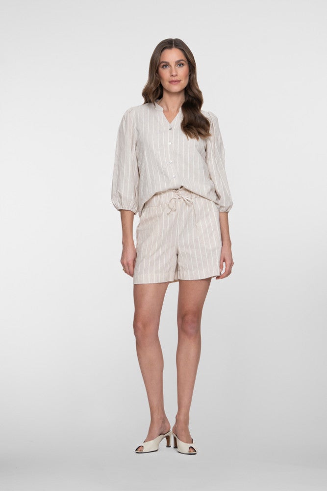 Shorts lurex stripe Ecru Shorts lurex stripe Ecru