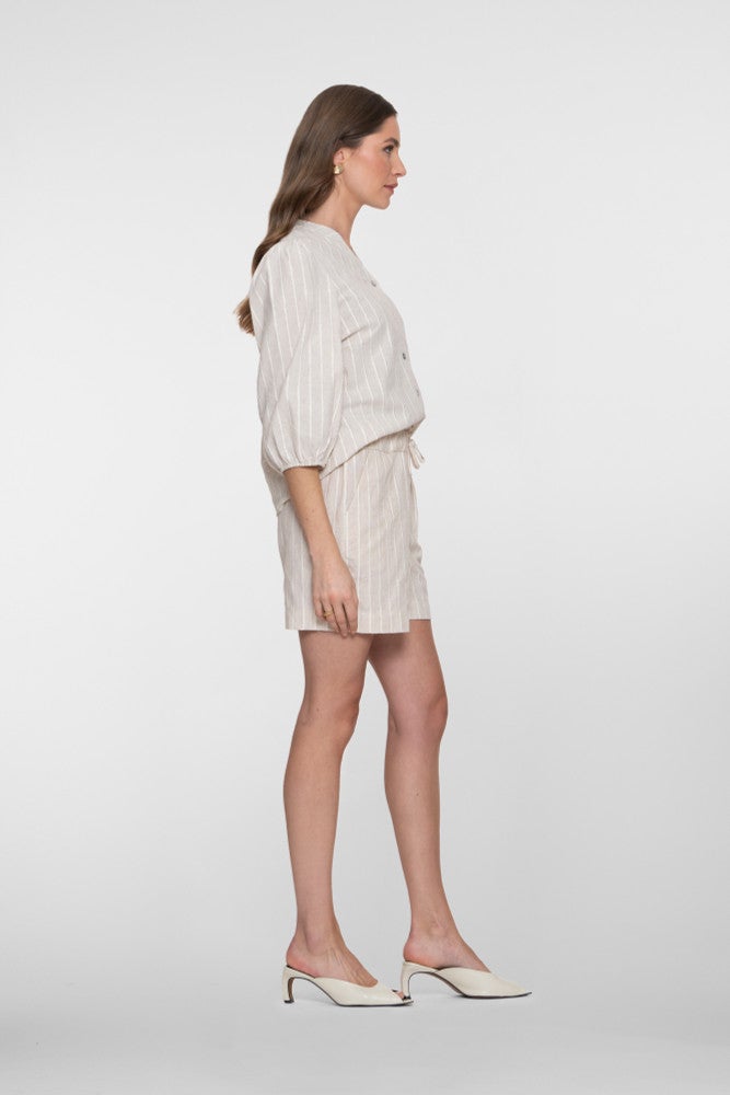 Shorts lurex stripe Ecru Shorts lurex stripe Ecru