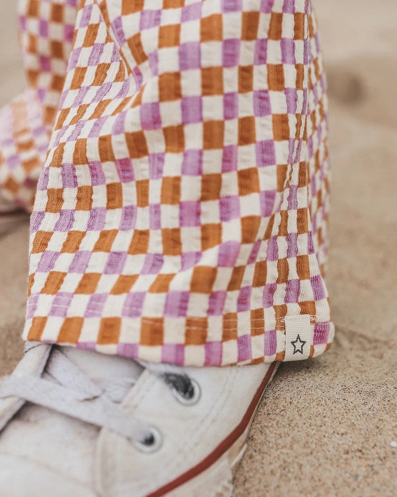 Mini Check Flared Legging Multi Mini Check Flared Legging Multi