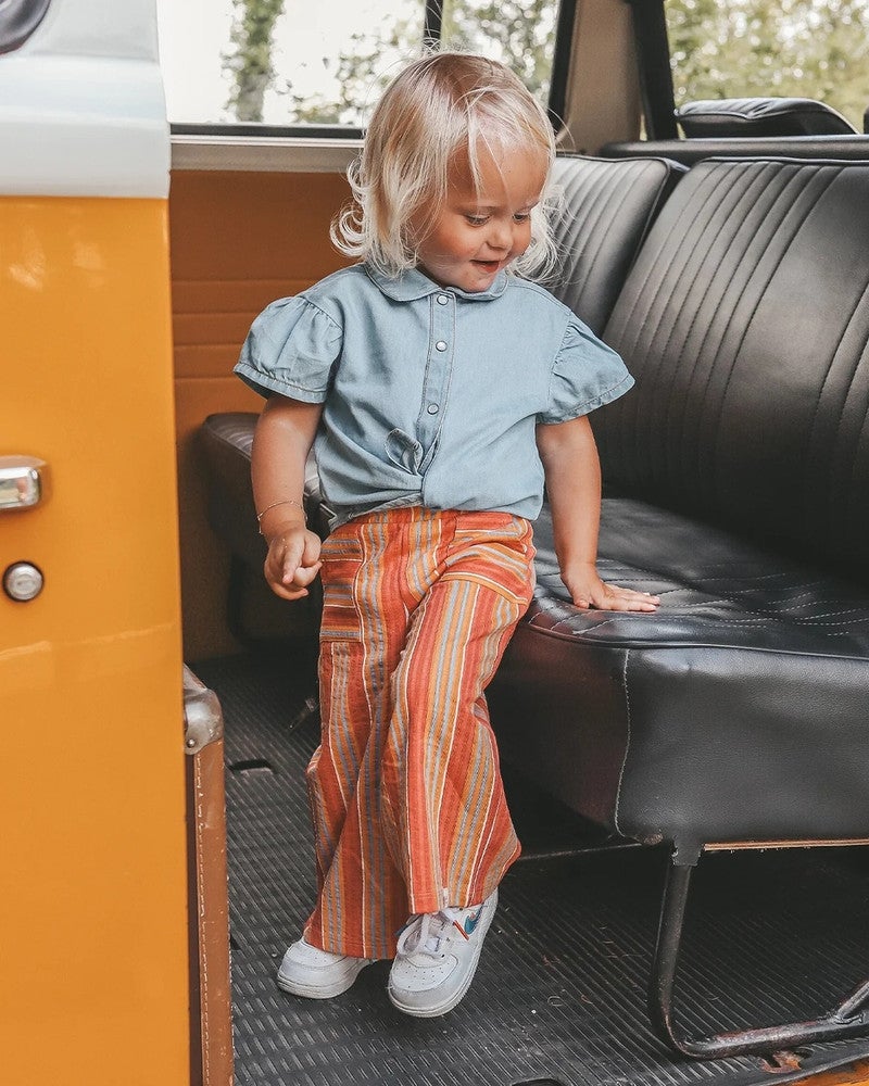 Estate Stripes Wide Leg Pants Multi Estate Stripes Wide Leg Pants Multi