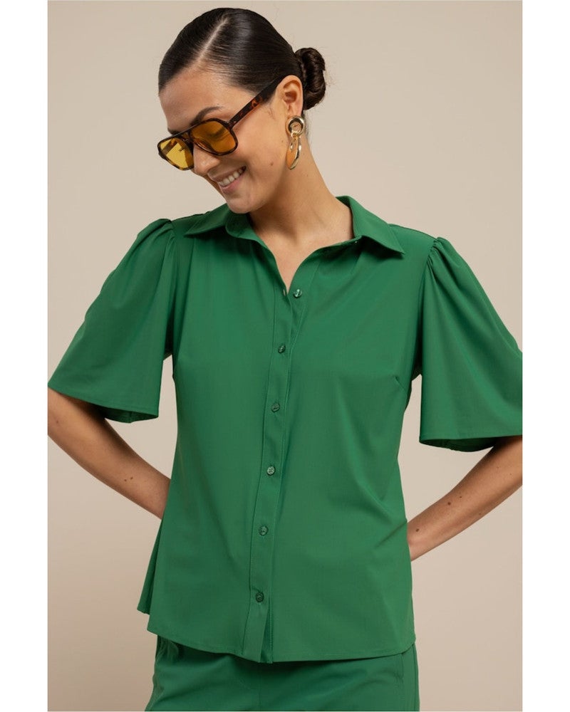 Poppy butterfly blouse Groen Poppy butterfly blouse Groen